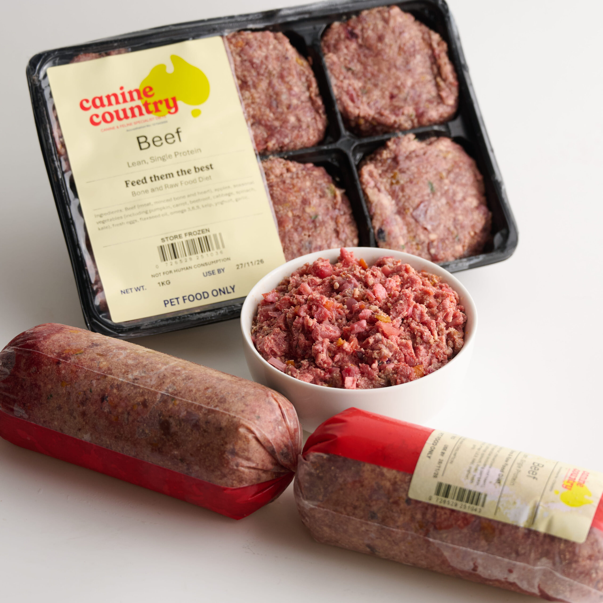 Canine Country Beef BARF 1kg - Image 2