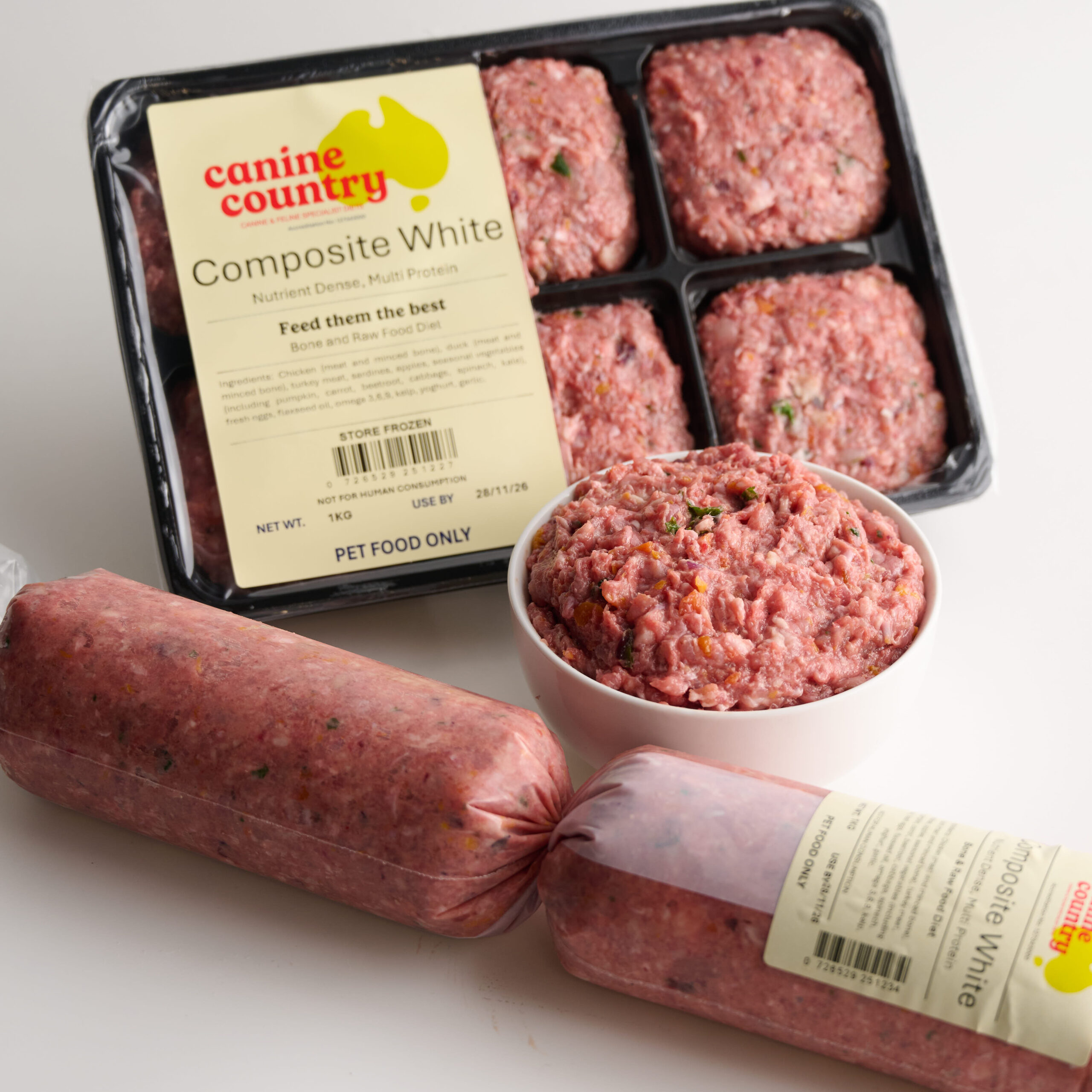 Canine Country Composite White BARF 1kg - Image 2